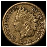 1863 Bronze Indian Head Cent LIGHTLY CIRCULATED