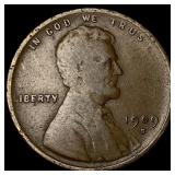 1909-S Lincoln Wheat Cent NICELY CIRCULATED