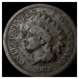 1873 Indian Head Cent NICELY CIRCULATED
