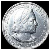 1893 Silver Columbian Half Dollar CLOSELY UNCIRCUL