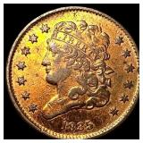 1835 Braided Hair Half Cent CLOSELY UNCIRCULATED