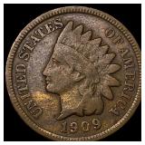 1909 Indian Head Cent LIGHTLY CIRCULATED