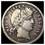 1899-O Silver Barber Dime LIGHTLY CIRCULATED