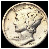 1927 Mercury Dime LIGHTLY CIRCULATED
