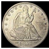 1853-O Silver Half Dollar Arrows and Rays CLOSELY
