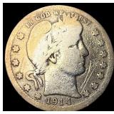 1914 Barber Quarter UNCIRCULATED