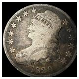 1829 Capped Bust Half Dollar NICELY CIRCULATED