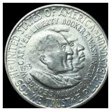 1953-S Silver Booker T. Washington/Carver Half Dol