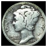 1926-S Silver Mercury Dime LIGHTLY CIRCULATED
