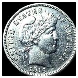 1916 Silver Barber Dime CLOSELY UNCIRCULATED