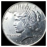 1934 Silver Peace Dollar UNCIRCULATED