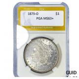 1879-O Morgan Silver Dollar PGA MS63+