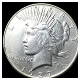 1927 Peace Silver Dollar NEARLY UNCIRCULATED