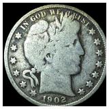 1902 Barber Half Dollar NICELY CIRCULATED