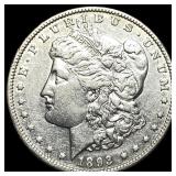 1893 Silver Morgan Dollar CLOSELY UNCIRCULATED
