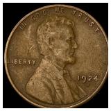 1924-D Lincoln Wheat Cent LIGHTLY CIRCULATED