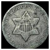 1851 Silver Three-Cent Piece NICELY CIRCULATED