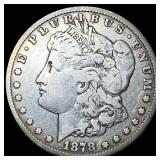 1878-CC Morgan Silver Dollar LIGHTLY CIRCULATED