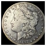 1892-S Morgan Silver Dollar LIGHTLY CIRCULATED