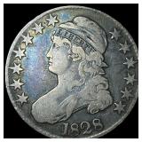 1828 Capped Bust Half Dollar LIGHTLY CIRCULATED