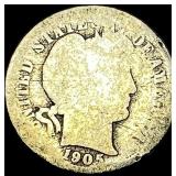 1905-O Barber Dime NICELY CIRCULATED
