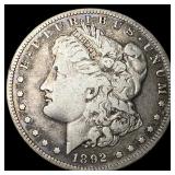 1892-S Silver Morgan Dollar LIGHTLY CIRCULATED
