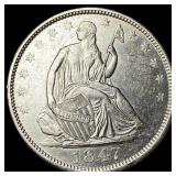 1847-O Silver Half Dollar HIGH GRADE