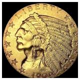 1909-D Gold $5 Half Eagle UNCIRCULATED