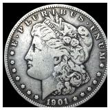 1901-S Silver Morgan Dollar LIGHTLY CIRCULATED