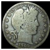 1909 Barber Half Dollar NICELY CIRCULATED