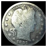 1897 Barber Quarter NICELY CIRCULATED