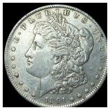 1891-S Silver Morgan Dollar CLOSELY UNCIRCULATED