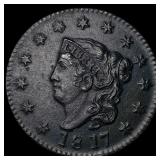 1817 Coronet Head Large Cent CLOSELY UNCIRCULATED
