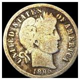 1895-O Silver Barber Dime NICELY CIRCULATED