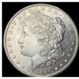1890-S Silver Morgan Dollar CHOICE AU