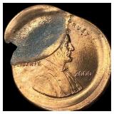 2000 Lincoln Cent (Penny) - Broadstrike Error CHOI