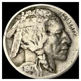 1917-D Buffalo Nickel LIGHTLY CIRCULATED