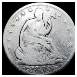 1855-O Silver Seated Liberty Half Dollar  LIGHTLY