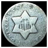 1851 Silver Three-Cent Piece NICELY CIRCULATED