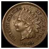 1864 Bronze Indian Head Cent CLOSELY UNCIRCULATED