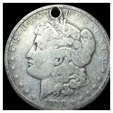1878 Morgan Silver Dollar (Holed) NICELY CIRCULATE