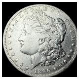 1896-S Silver Morgan Dollar NEARLY  UNCIRCULATED