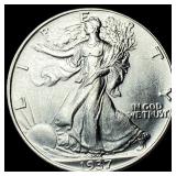 1937 Walking Liberty Half Dollar CLOSELY  UNCIRCU