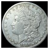 1886-O Silver Morgan Dollar NEARLY UNCIRCULATED