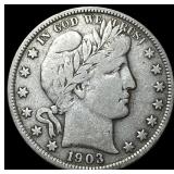 1903 Barber Half Dollar NEARLY UNCIRCULATED