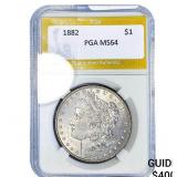 1882 Morgan Silver Dollar PGA MS64