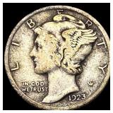 1923-S Silver Mercury Dime ABOUT UNCIRCULATED