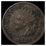 1886 Indian Head Cent NICELY CIRCULATED
