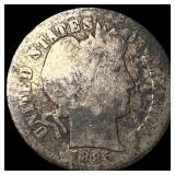 1895-O Silver Barber Dime NICELY CIRCULATED
