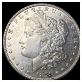 1878 Silver Morgan Dollar CLOSELY UNCIRCULATED